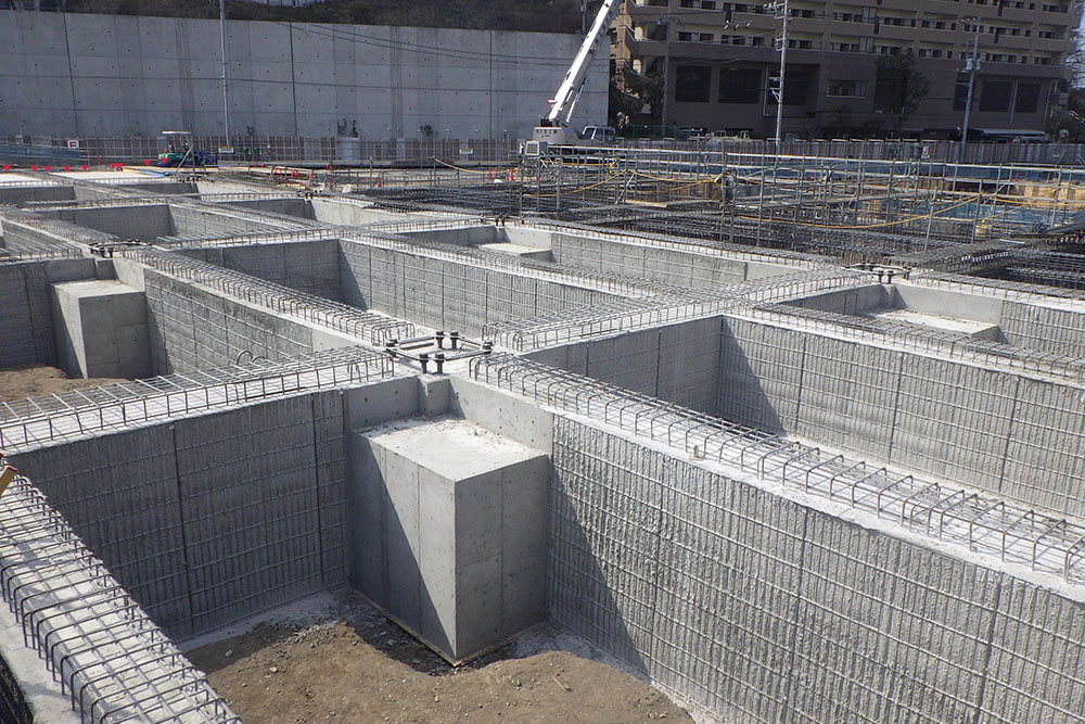 鉄筋ユニット×ラス型枠による工期短縮